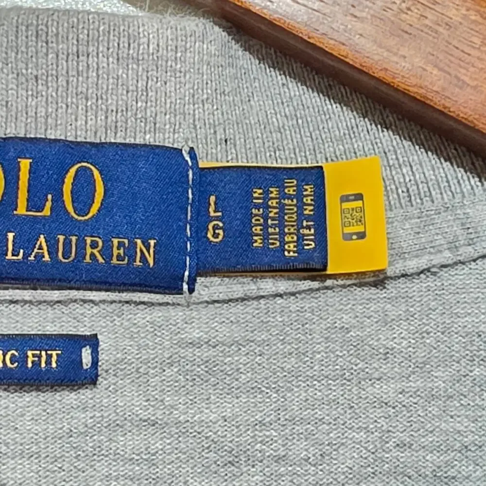 Polo Ralph Lauren Polo Shirt Men's Sz L Gray Green Pony Preppy Minimalist Casual